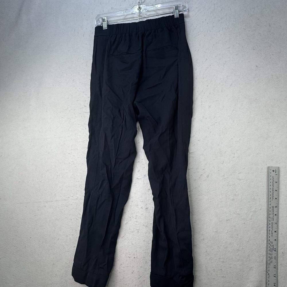 Vince Pants Womens‎ Small Dark Blue Viscose Blend Cuffed Ankle Straight Leg - Picture 9 of 13